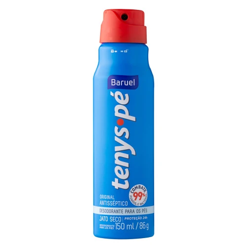 DESODORANTE AEROSSOL PARA OS PÉS TENYS PÉ BARUEL ORIGINAL 86G