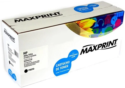 TONER MAXPRINT 80A 05A PRETO CF280A CE505A