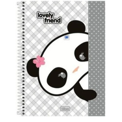 CADERNO ESPIRAL UNIVERSITÓRIO LOVELY FRIEND 200 FOLHAS 836G TILIBRA
