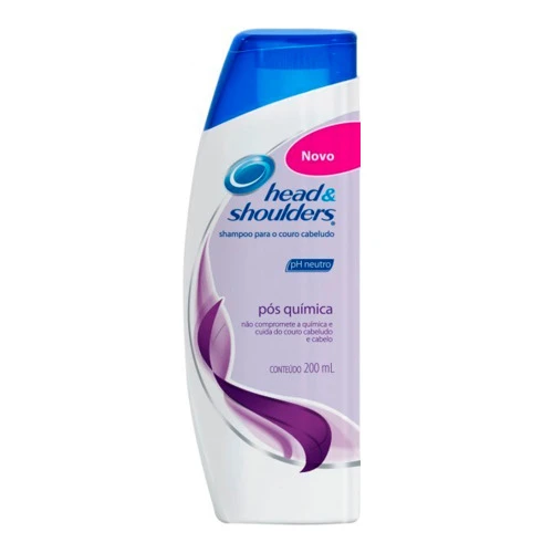 SHAMPOO HEAD SHOULDERS PÓS QUÍMICA 200ML