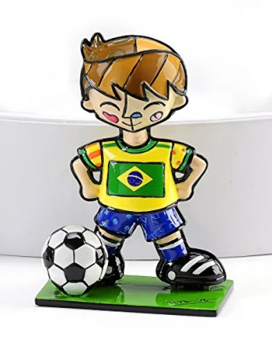 MINI ESCULTURA ROMERO BRITTO COPA MUNDO BRASIL