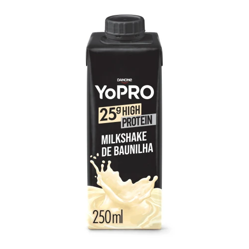 YOPRO BEBIDA LÁCTEA UHT MILKSHAKE DE BAUNILHA 25G DE PROTEÍNAS 250ML