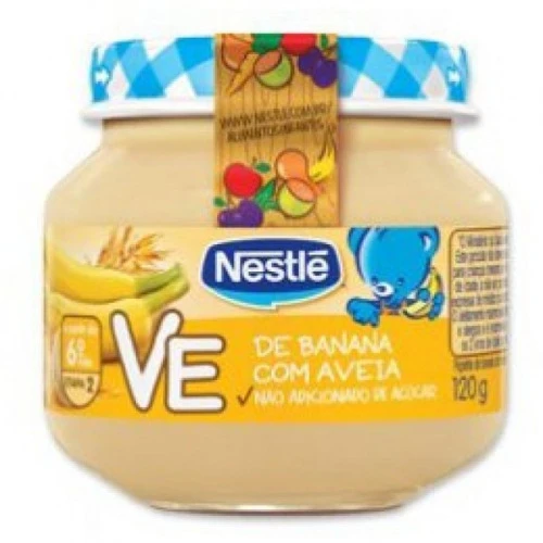 ALIMENTO INFANTIL BANANA E AVEIA