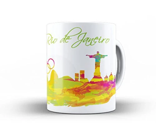 CANECA CERÂMICA ESTAMPADA