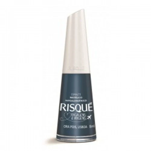 ESMALTE RISQUÉ BAGAGENS E VIAGENS METÁLICO ORA POIS LISBOA 8ML