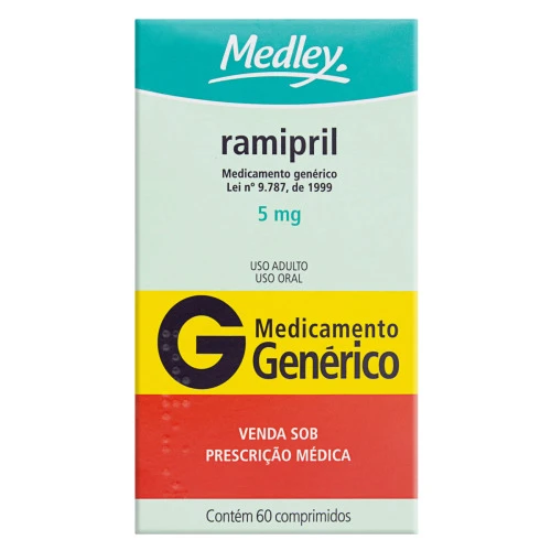 RAMIPRIL 5MG MEDLEY CAIXA 60 COMPRIMIDOS