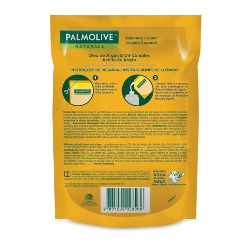 SABONETE LÍQUIDO PALMOLIVE NATURALS SENSAÇÃO LUMINOSA 200ML REFIL