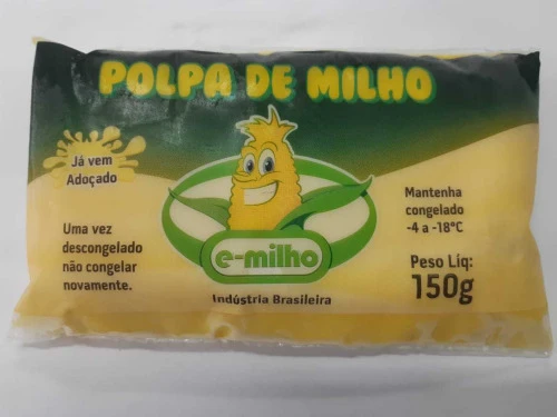 POLPA MILHO VERDE E MILHO 150G