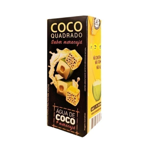 ÁGUA DE COCO QUADRADO COM MARACUJÁ 200ML