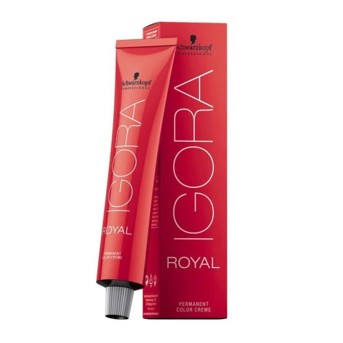 SCHWARZKOPF PROFESSIONAL - IGORA ROYAL - MARRONS - 3-68 CASTANHO ESCURO MARROM VERMELHO 60G