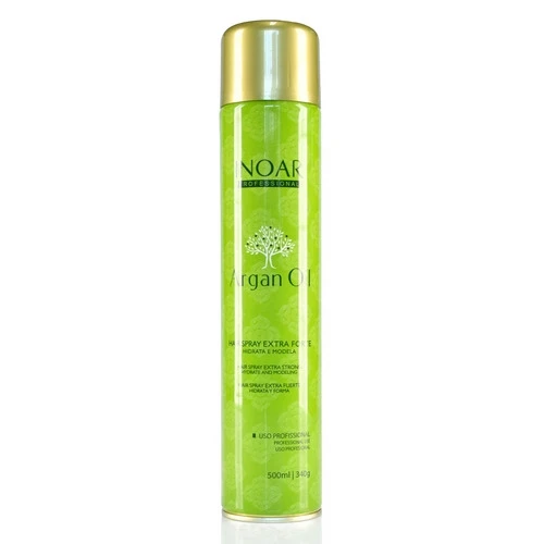INOAR PROFISSIONAL ARGAN OIL HAIR SPRAY EXTRA FORTE HIDRATA E MODELA