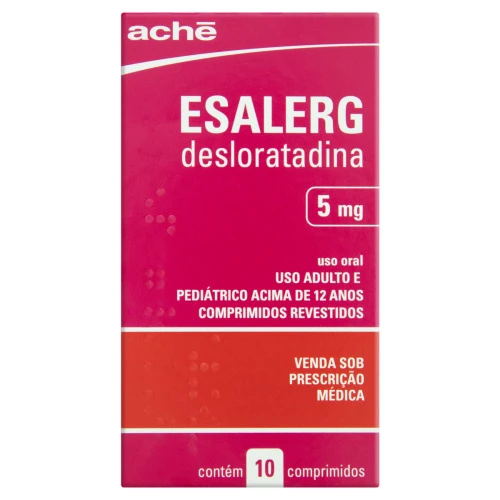 ESALERG 5MG ACHÊCAIXA 10 COMPRIMIDOS REVESTIDOS