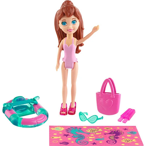 POLLY POCKET AMIGAS PARQUE AQUÁTICO LILA MATTEL