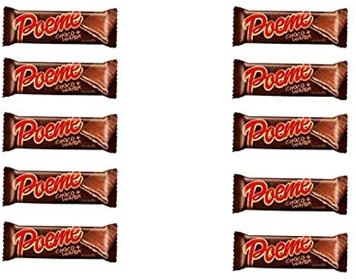 KIT 10 CHOCOLATE POEME 40G AO LEITE