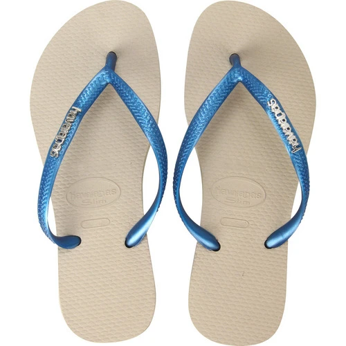 CHINELO SLIM LOGO METALLIC 35 36 88G HAVAIANAS