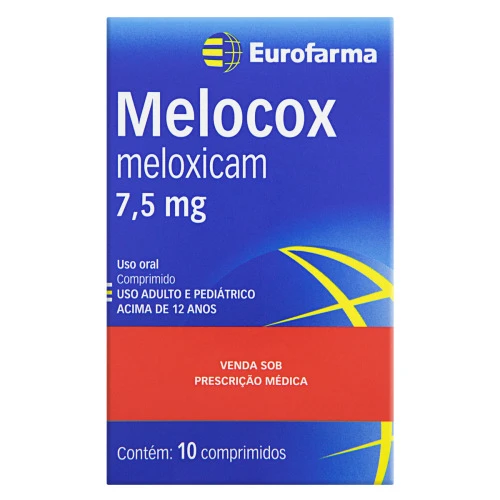 MELOCOX 7 5MG EUROFARMA CAIXA 10 COMPRIMIDOS
