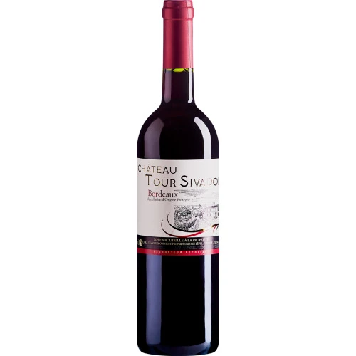 VINHO FRANCÊS TINTO CHATEAU TOUR SIVADON BORDEAUX GARRAFA 750ML