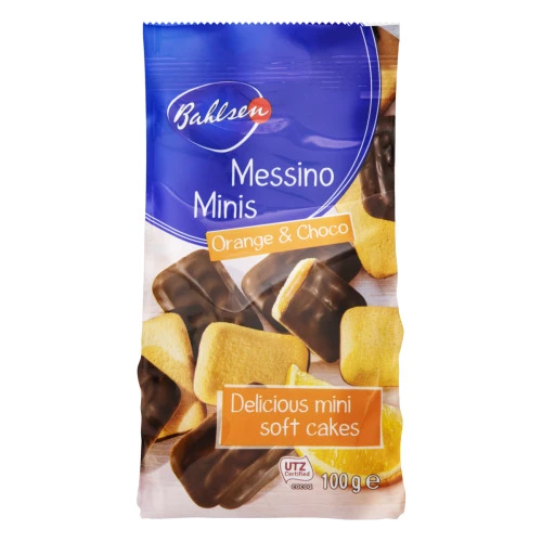 BISCOITO RECHEIO LARANJA COBERTURA CHOCOLATE BAHLSEN PACOTE 100G