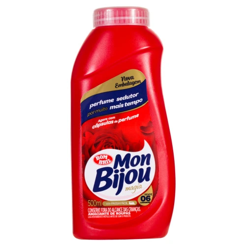 AMACIANTE DE ROUPA DILUÍDO MAGIA MON BIJOU FRASCO 500ML