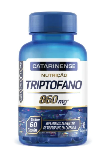 TRIPTOFANO CAPSULAS NUTRICAO 860MG X 60