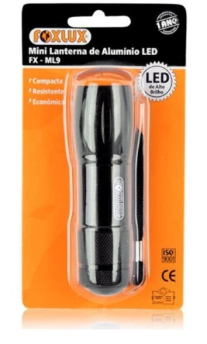 LANTERNA FOXLUX MINI LED ALTO BRILH