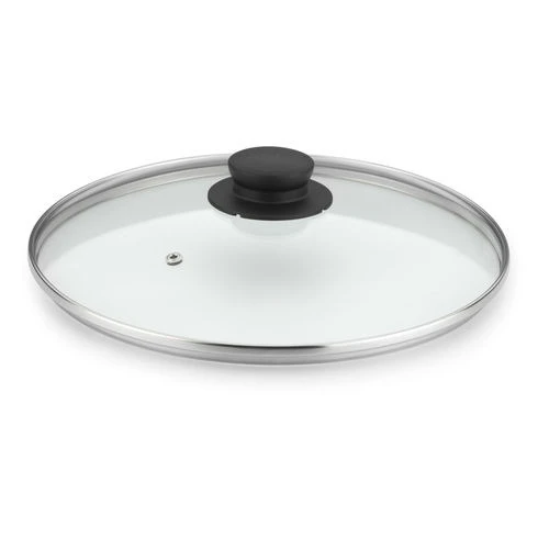 TAMPA MULTIFLON VIDRO 28 COM POMEL PRETO