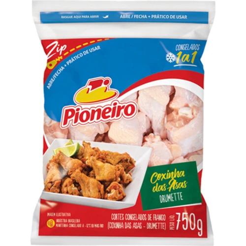COXINHA DA ASA CONGELADA IQF PIONEIRO 750G
