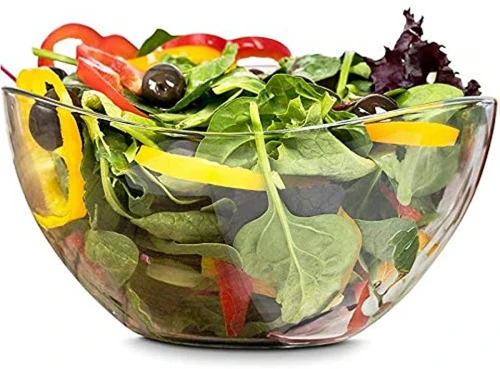 RECIPIENTE BOWL EM VIDRO SALADEIRA PARA USO CULINÁRIO 20 CM