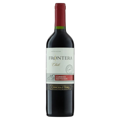 VINHO CHILENO TINTO MEIO SECO FRONTERA CABERNET SAUVIGNON VALLE CENTRAL GARRAFA 750ML