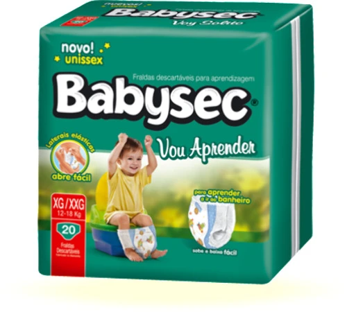FRALDA BABYSEC VOU APRENDER XG XXG COM 20