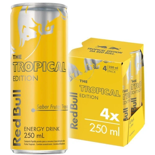ENERGÉTICO RED BULL YELLOW EDITION TROPICAL 250ML