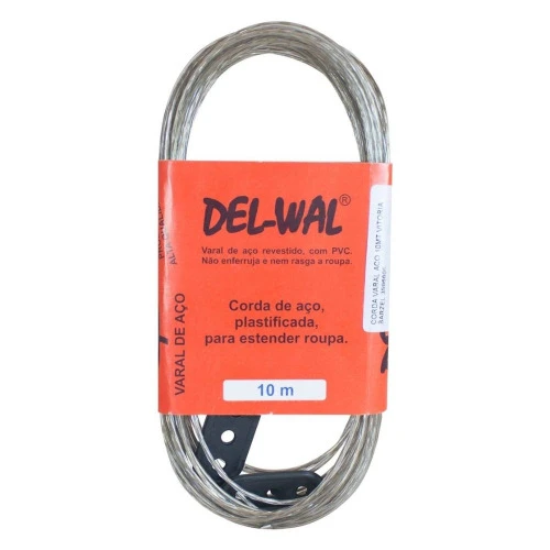 CORDA PARA VARAL DEL WAL ACO 10MTS 12X1UNIDADE