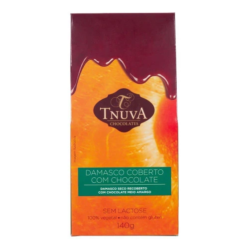 DAMASCO COBERTO COM CHOCOLATE 120G TNUVA