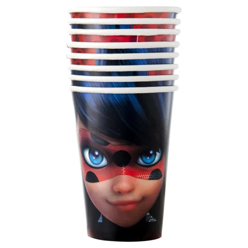 COPO DESCARTÁVEL PAPEL MIRACULOUS 180ML REGINA 8 UNIDADES