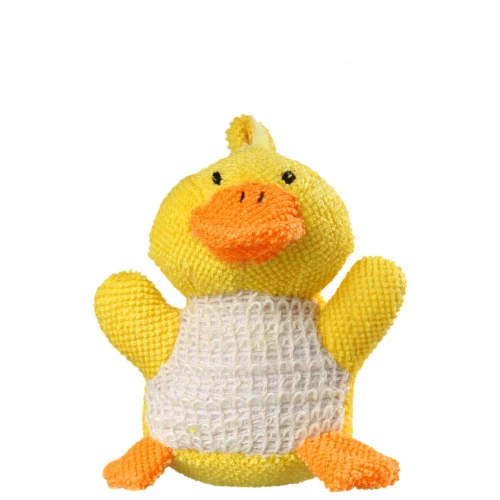 ESPONJA DE BANHO INFANTIL PATINHO ORGÂNICA