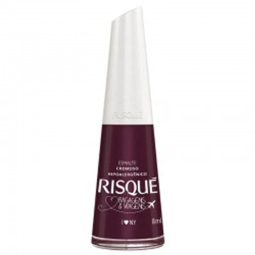 ESMALTE RISQUÉ BAGAGENS E VIAGENS CREMOSO EU AMO NEW YORK 8ML