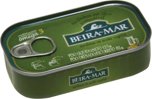 SARDINHA BEIRA MAR 125GR OLEO
