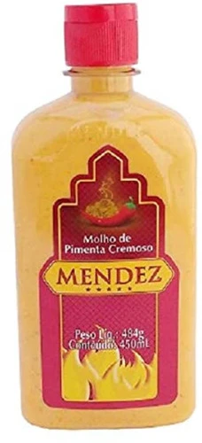 MOLHO DE PIMENTA CREMOSA ORIGINAL MENDEZ 450ML
