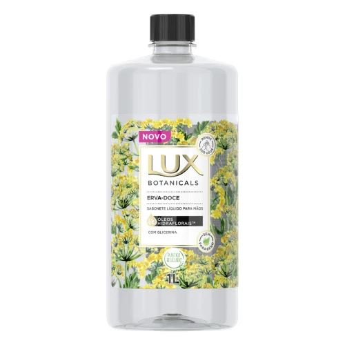 SABONETE LÍQUIDO LUX BOTANICALS ERVA DOCE COM ÓLEOS HIDRAFLORAIS 1L