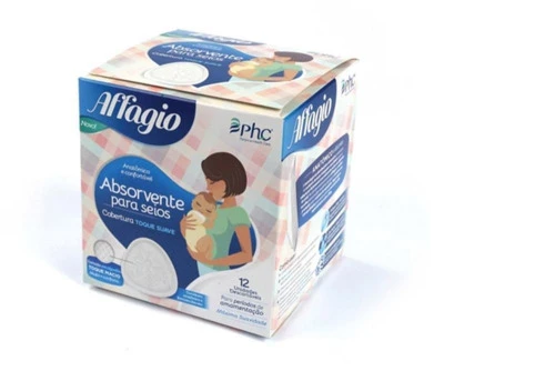 AFFAGIO ABSORVENTE PARA SEIOS SUAVE 12UN