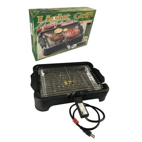 CHURRASQUEIRA ELETRICA ANURB LIGHT GRILL PLUS 127V PRETA