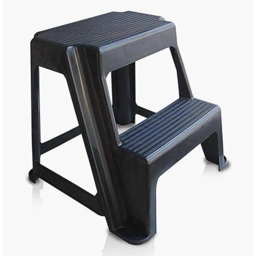 BANQUETA ESCADA PLASTICA ANTARES PRETO 1202160