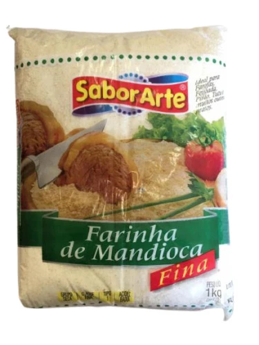 FARINHA MANDIOCA SABOR ARTE 1KG FINA