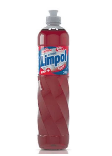 DETERGENTE LÍQUIDO MACA 500ML LIMPOL