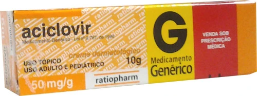 ACICLOVIR 50 MG G CREME DERMATOLÓGICO GENÉRICO