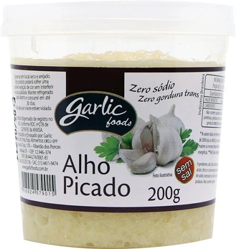ALHO PICADO FOODS 200G GARLIC