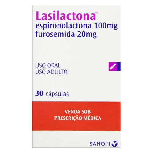 LASILACTONA SANOFI CAIXA 30 CÁPSULAS