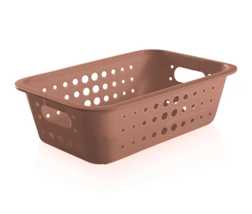 CESTA ORGANIZADORA M BAIXA TERRACOTA 3 3L OU
