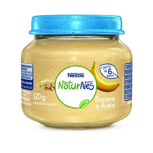 PAPINHA NATURNES NESTLÉ BANANA COM AVEIA 120G