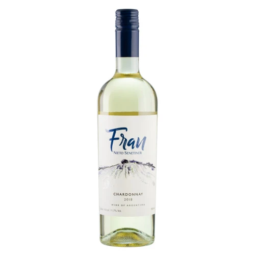 VINHO ARGENTINO BRANCO MEIO SECO FRAN NIETO SENETINER CHARDONNAY GARRAFA 750ML
